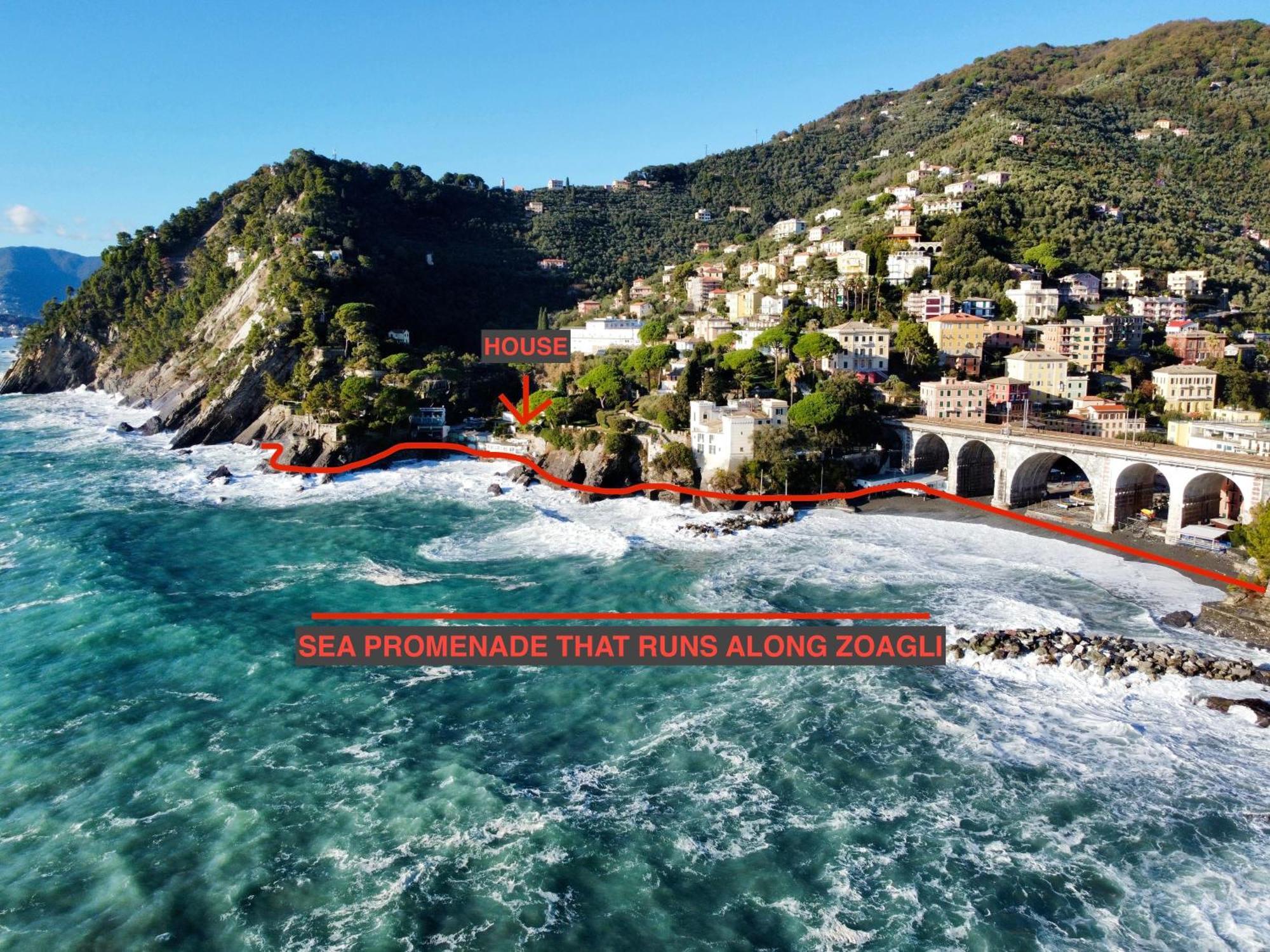 Appartement Un Passo Dal Mare à Zoagli Extérieur photo